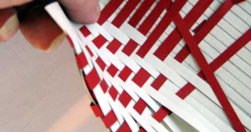 fold the paper weave