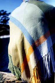 a V-shawl titled Fair Isle
